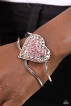 Load image into Gallery viewer, Flirtatious Finale Pink Heart Bracelet Paparazzi-837
