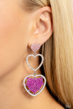 Load image into Gallery viewer, Couples Celebration Pink Post Earrings Paparazzi-849
