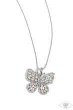 Load image into Gallery viewer, Fame and FLUTTER  Multi Butterfly Necklace Paparazzi-851
