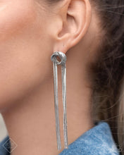 Load image into Gallery viewer, All STRANDS On Deck Silver Earrings Paparazzi-854
