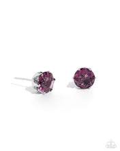 Load image into Gallery viewer, Breathtaking Birthstone Purple Earrings Paparazzi-819
