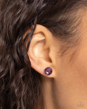 Load image into Gallery viewer, Breathtaking Birthstone Purple Earrings Paparazzi-819
