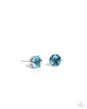 Load image into Gallery viewer, Breathtaking Birthstone Blue Earrings Paparazzi-836
