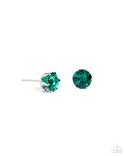 Load image into Gallery viewer, Breathtaking Birthstone Green Earrings Paparazzi-835
