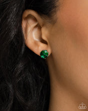 Load image into Gallery viewer, Breathtaking Birthstone Green Earrings Paparazzi-835
