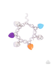 Load image into Gallery viewer, Whole Lotta Love Multi Charm Bracelet Paparazzi-842
