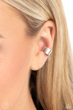 Load image into Gallery viewer, Seize the Chicness Silver Cuff Earring Paparazzi-807
