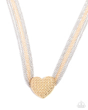 Load image into Gallery viewer, Crushing On You Multi Heart Necklace Paparazzi 850
