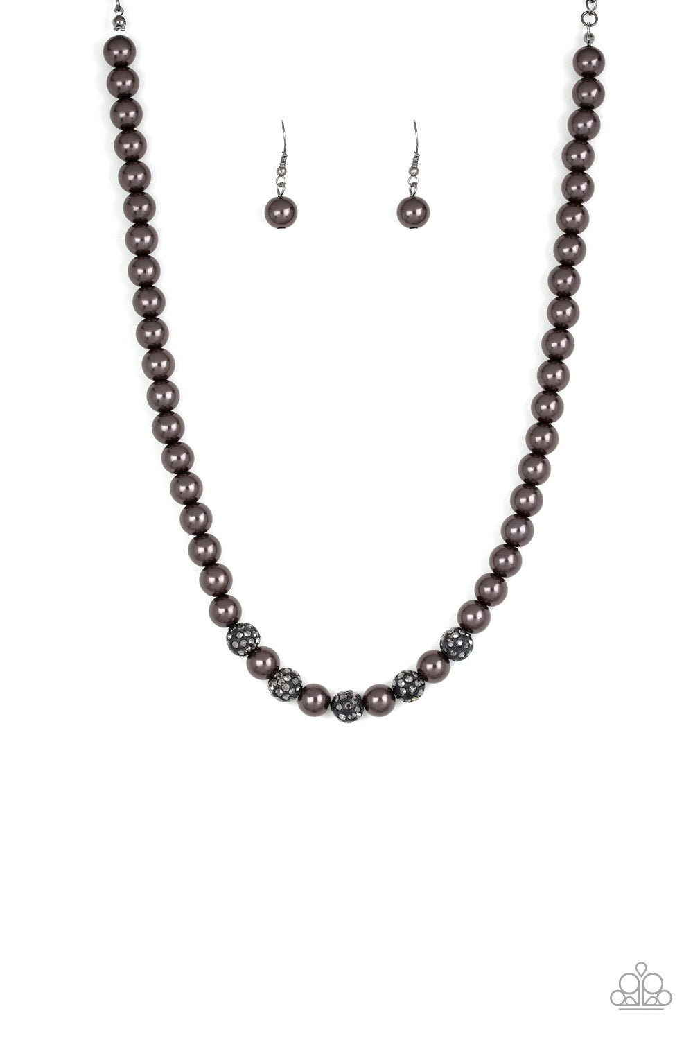 Posh Boss - Black Pearl Necklace Paparazzi