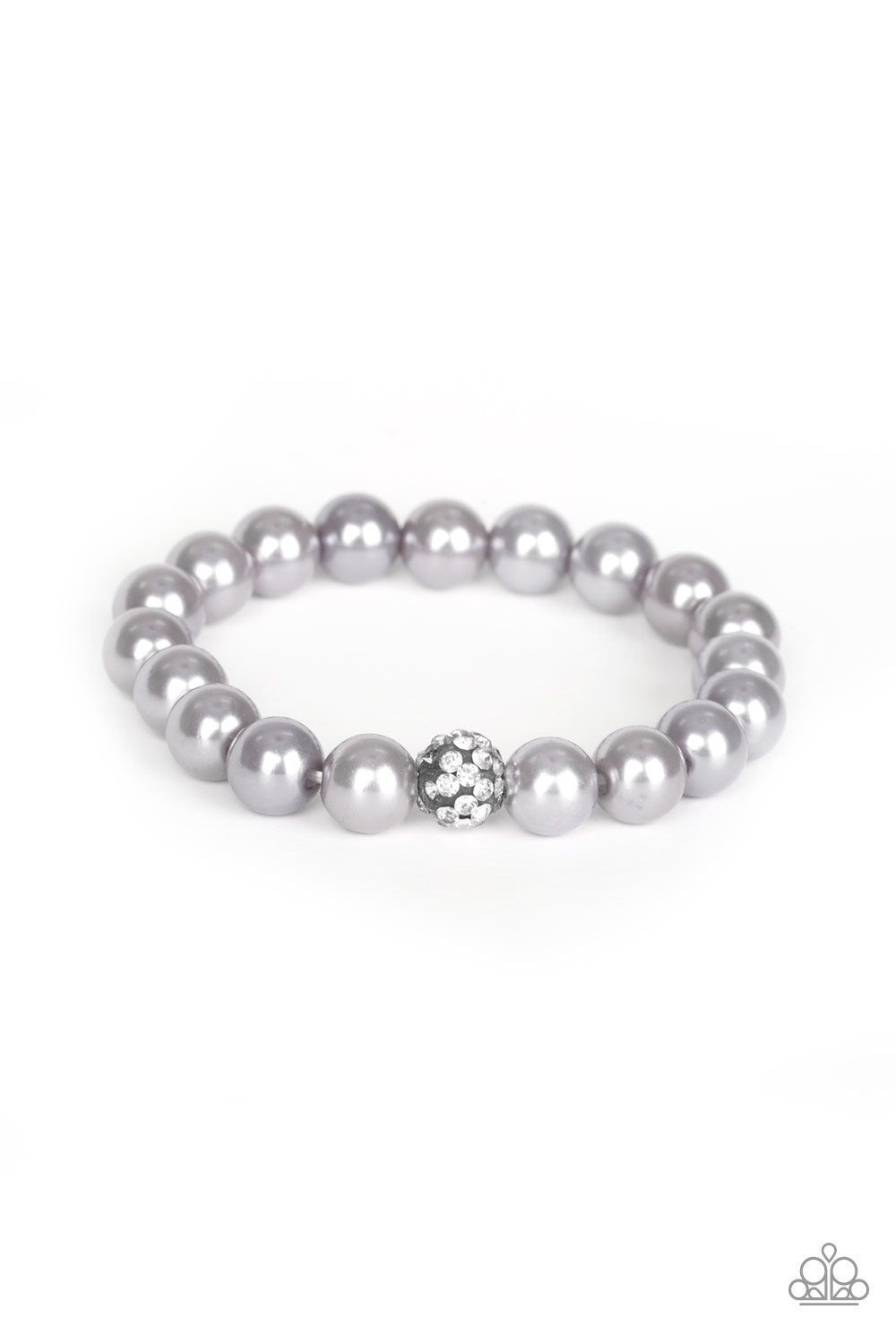 POSHing Your Luck Silver Pearl Bracelet Paparazzi-177