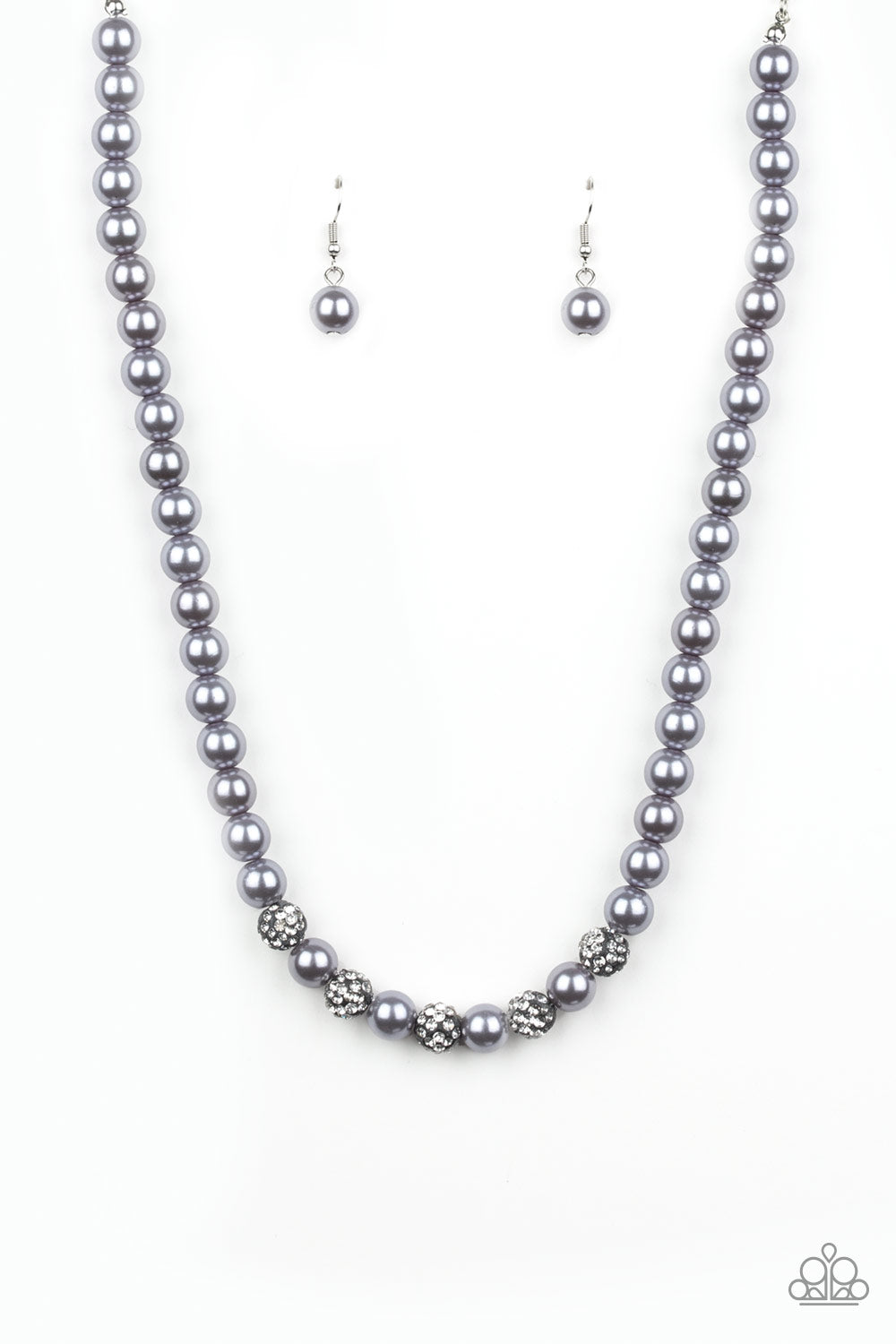 Posh Boss Silver Necklace Paparazzi-181