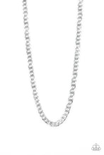 Load image into Gallery viewer, The Game CHAIN-ger Silver Necklace Paparazzi-425
