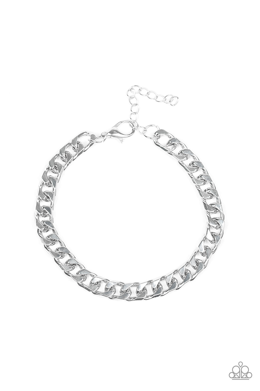 Take It To The Bank Silver Bracelet Paparazzi-424