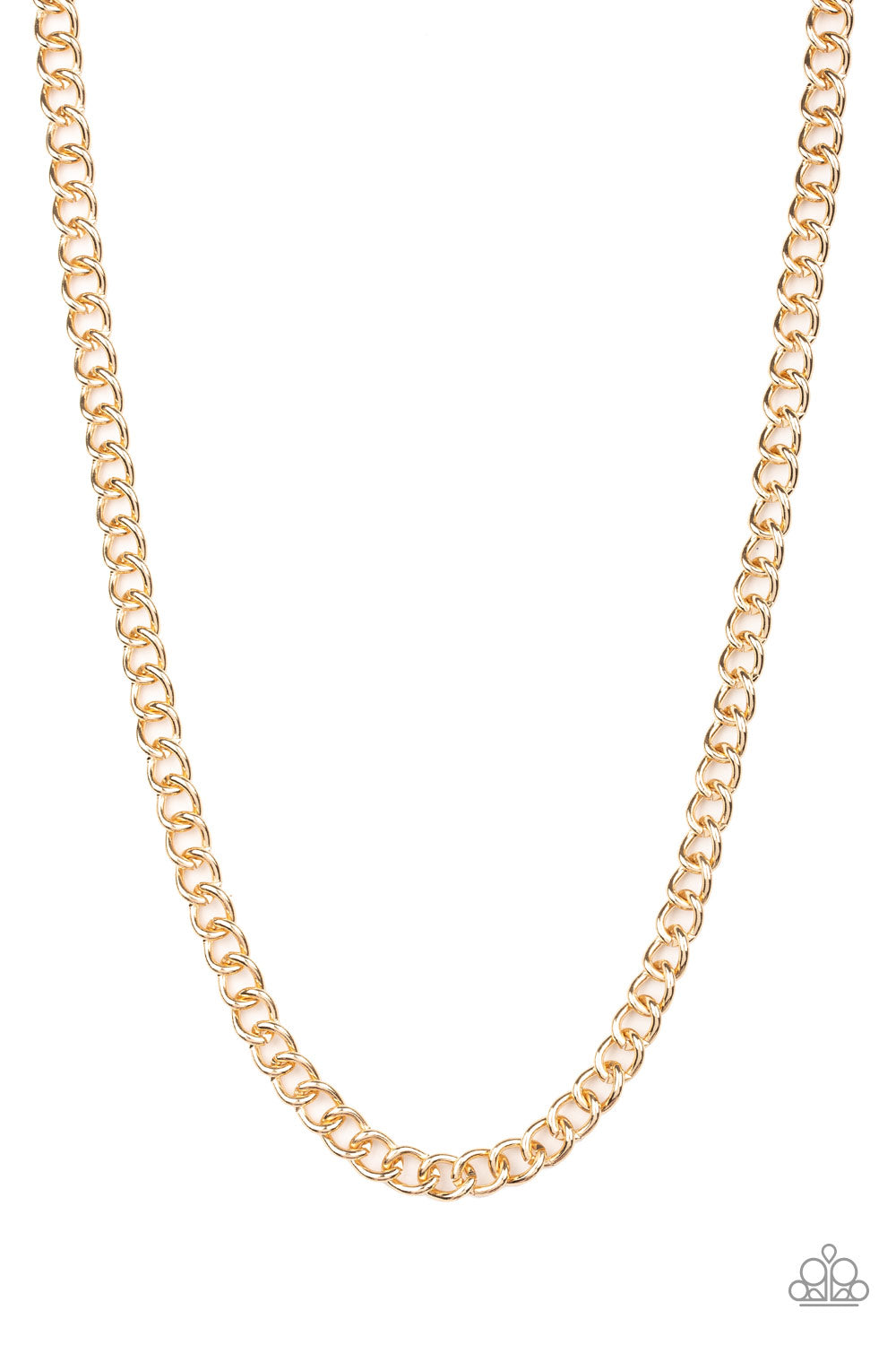 Full Court Gold Urban Necklace Paparazzi-429