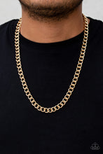 Load image into Gallery viewer, Full Court Gold Urban Necklace Paparazzi-429
