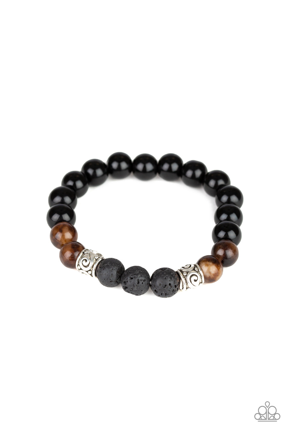 Mantra - Brown Men's Bracelet Paparazzi