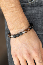 Load image into Gallery viewer, Mantra - Brown Men&#39;s Bracelet Paparazzi
