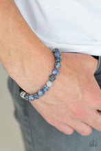 Load image into Gallery viewer, Take It Easy - Blue Men&#39;s Bracelet Paparazzi
