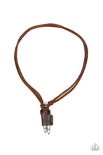 Load image into Gallery viewer, Dodge a Bullet Brown Urban Necklace Paparazzi-412
