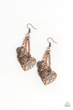 Load image into Gallery viewer, Once Upon A Heart Copper Earrings Paparazzi-44
