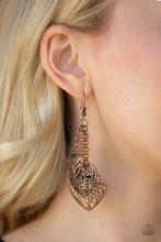 Load image into Gallery viewer, Once Upon A Heart Copper Earrings Paparazzi-44
