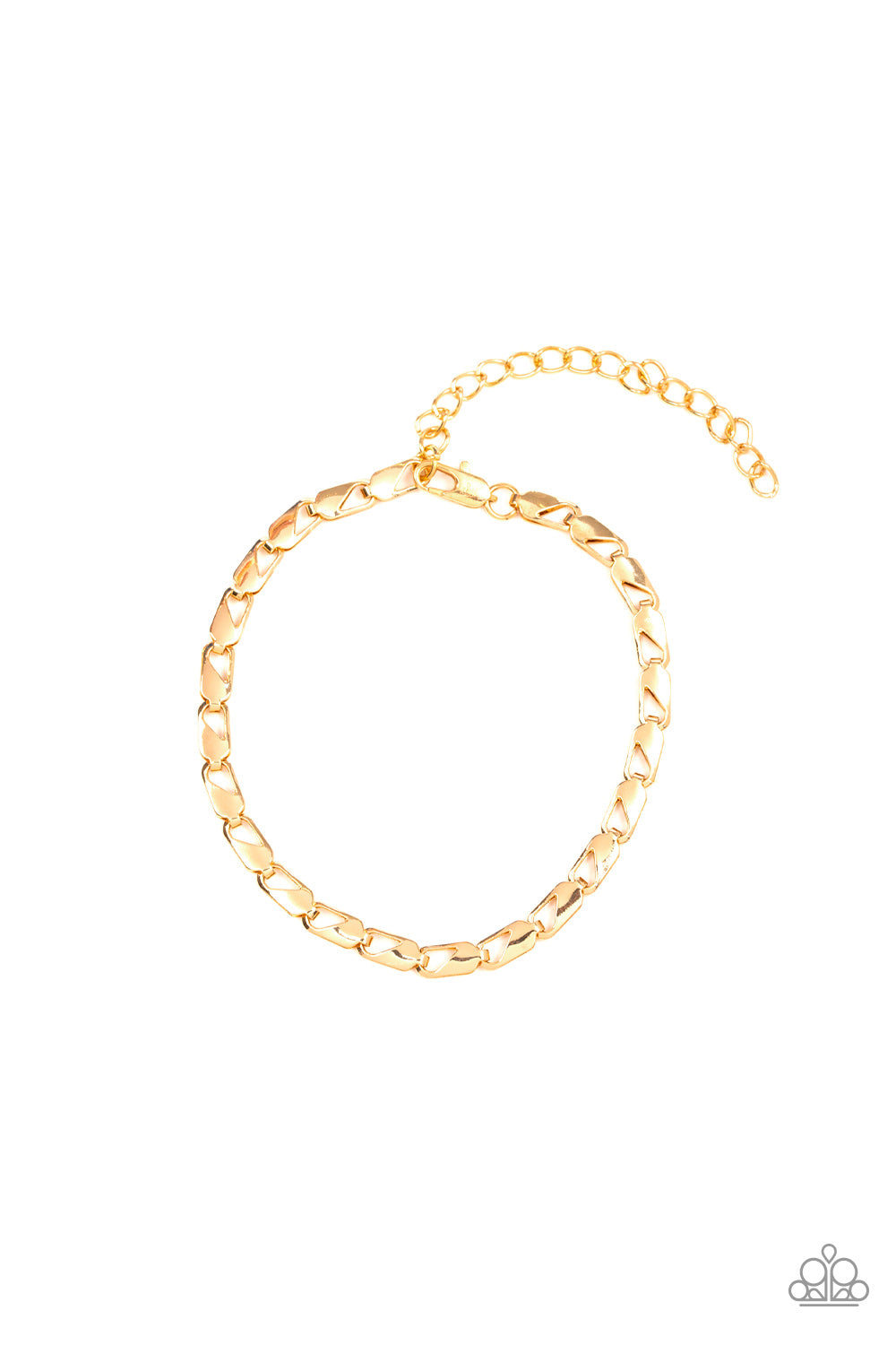 K.O. - Gold Men's Bracelet Paparazzi