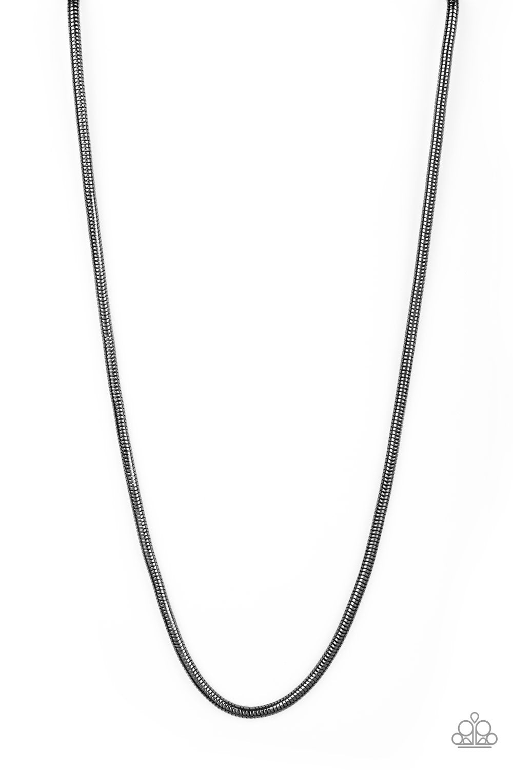 Victory Lap Black Urban Necklace Paparazzi-427