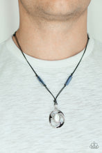 Load image into Gallery viewer, Tidal Talisman Blue Urban Necklace Paparazzi-406
