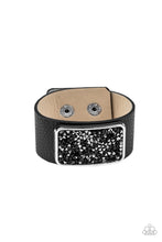 Load image into Gallery viewer, Interstellar Shimmer - Black Wrap Bracelet Paparazzi
