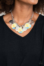 Load image into Gallery viewer, Tie Dye Drama Yellow Necklace Paparazzi-227
