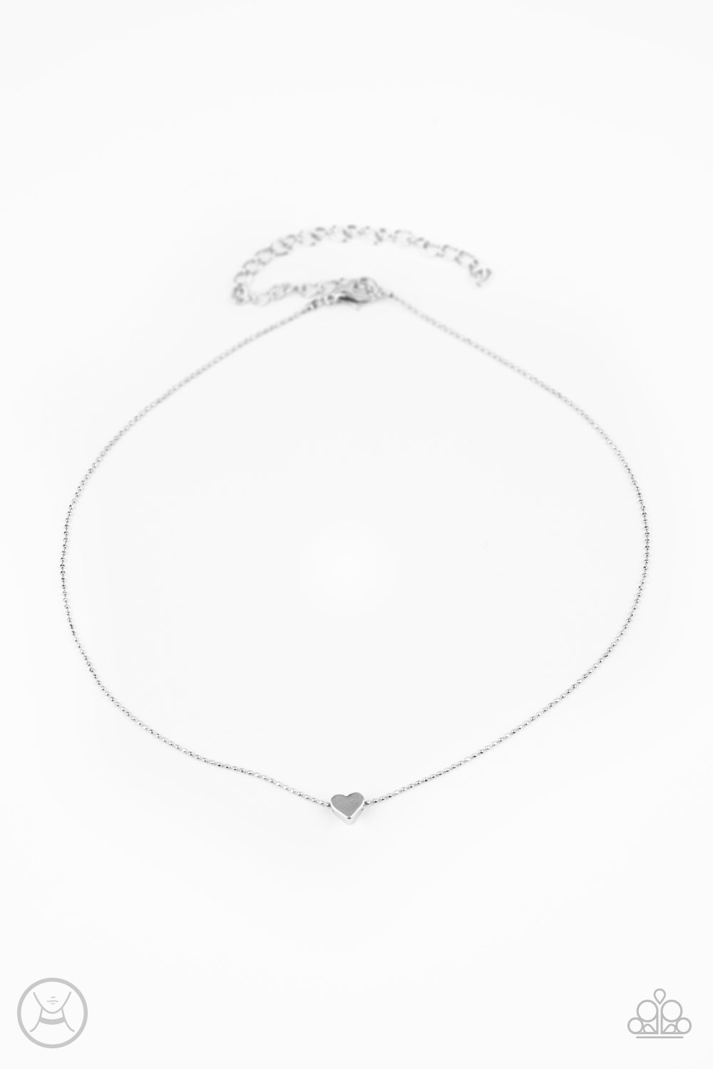 Humble Heart Necklace- Silver Paparazzi