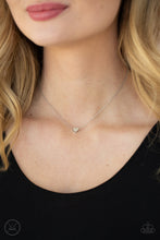 Load image into Gallery viewer, Humble Heart Necklace- Silver Paparazzi
