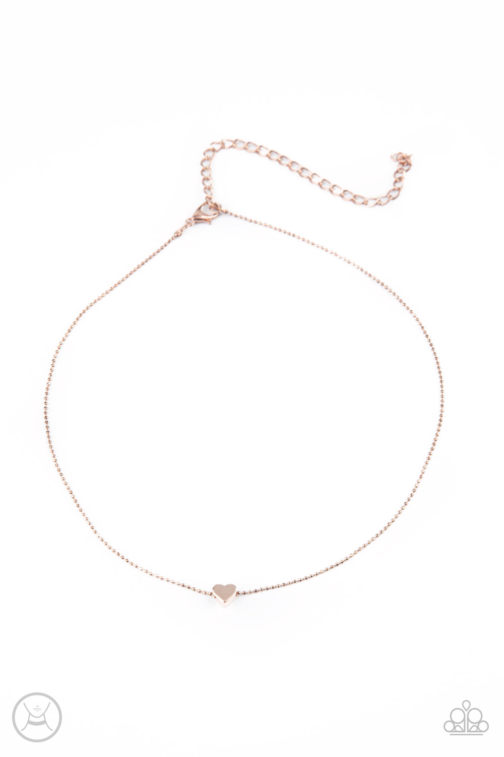 Humble Heart - Rose Gold Necklace Paparazzi