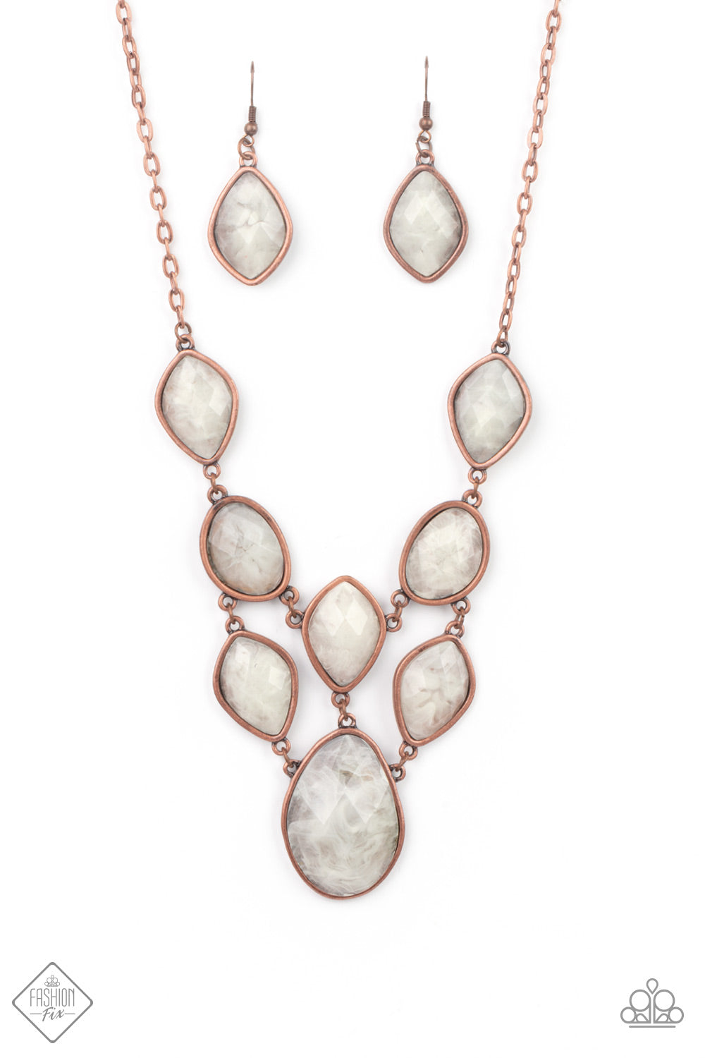 Opulently Oracle Necklace - Copper Papparazzi