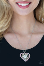 Load image into Gallery viewer, Bless Your Heart - Pink Necklace Paparazzi
