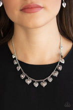 Load image into Gallery viewer, Lovely Lockets - Pink Heart Necklace Paparazzi
