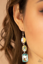 Load image into Gallery viewer, Dripping In Melodrama Blue Earrings Paparazzi
