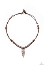 Load image into Gallery viewer, Rush In ARROWHEAD-First Copper Urban Necklace
