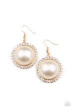 Load image into Gallery viewer, Esteemed Elegance Gold Pearl Earrings Paparazzi
