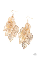 Load image into Gallery viewer, Limitlessly Leafy Gold Earrings Paparazzi-90
