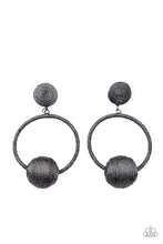 Load image into Gallery viewer, Social Sphere Black Earrings Paparazzi
