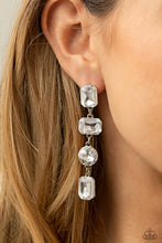 Load image into Gallery viewer, Cosmic Heiress White Earrings Paparazzi
