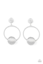 Load image into Gallery viewer, Social Sphere Silver Earrings Paparazzi-404
