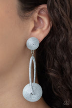 Load image into Gallery viewer, Social Sphere Silver Earrings Paparazzi-404
