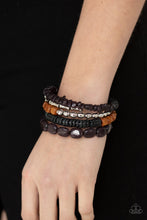 Load image into Gallery viewer, Outdoor Retreat Black Bracelet Paparazzi
