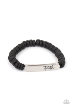 Load image into Gallery viewer, Full Faith  Black Bracelet Paparazzi-356
