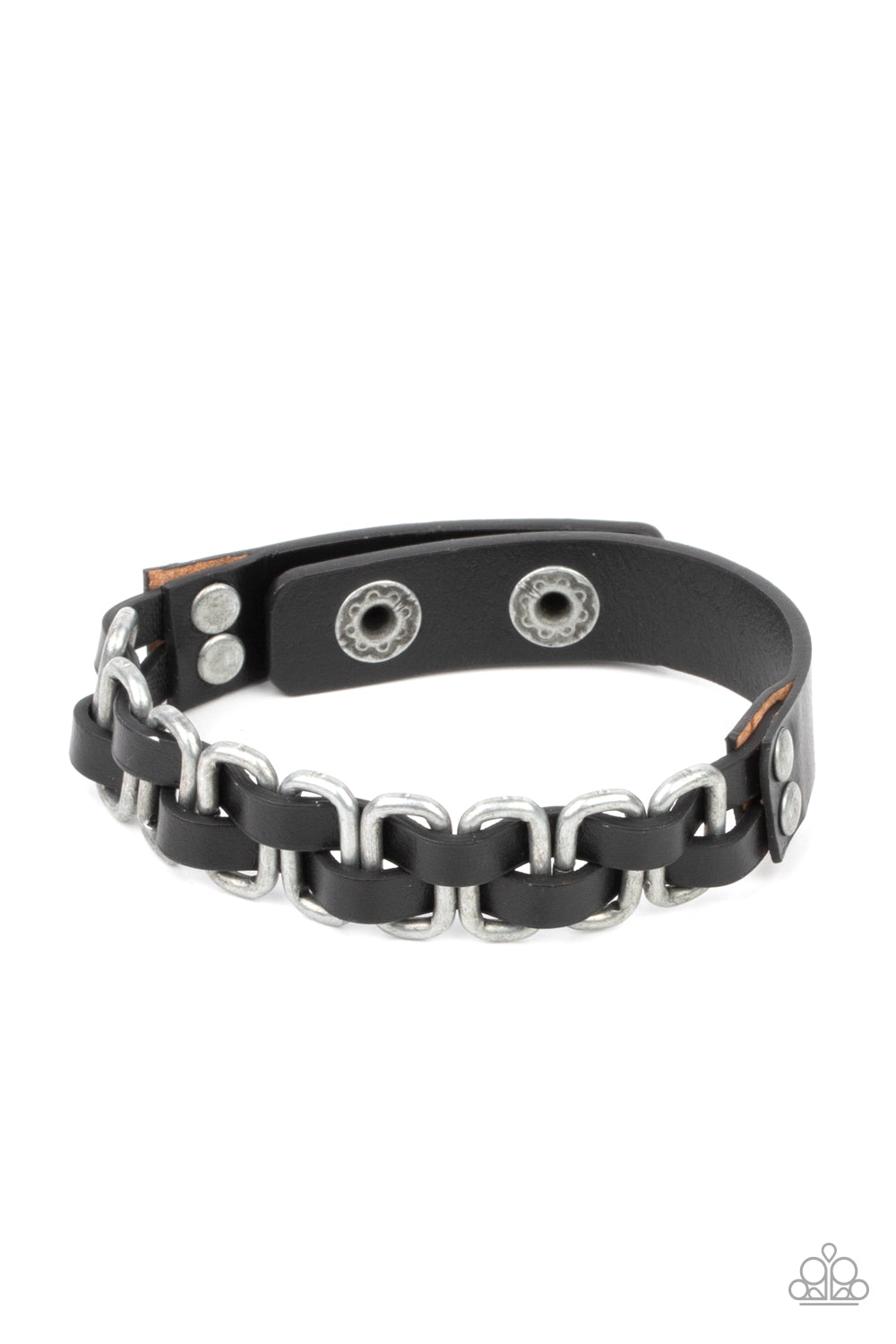 Gone Rogue Silver Urban Bracelet Paparazzi-185