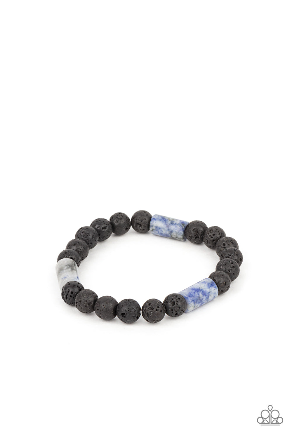 Earthy Energy Blue Bracelet Paparazzi-108