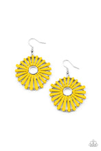 Load image into Gallery viewer, SPOKE Too Soon Yellow Earrings Paparazzi-269
