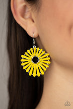 Load image into Gallery viewer, SPOKE Too Soon Yellow Earrings Paparazzi-269
